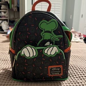 Loungefly Disney Goofy Backpack - Black, Green, and Orange